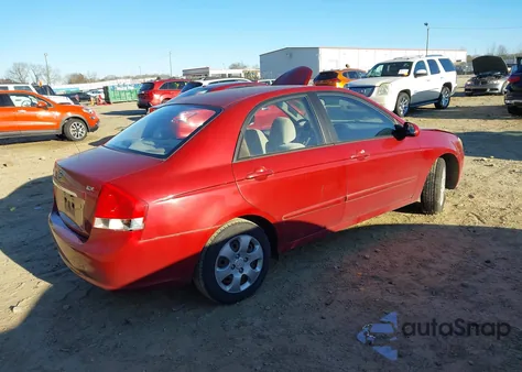 2008 Kia Spectra Ex from USA, damaged, VIN KNAFE121185521540